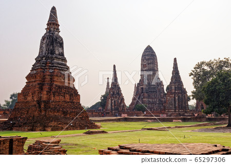 Wat Chaiwatthanaram temple in Ayuthaya Historical 65297306