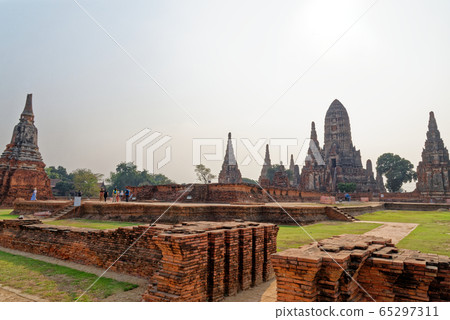 Wat Chaiwatthanaram temple in Ayuthaya Historical 65297311