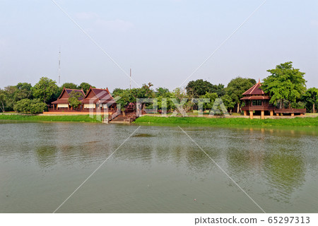 Wat Chaiwatthanaram temple in Ayuthaya Historical 65297313