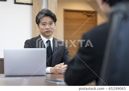 Business scene Meeting negotiation image 65299065