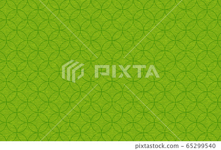 Green Japanese paper and Japanese pattern:... - Stock Illustration ...