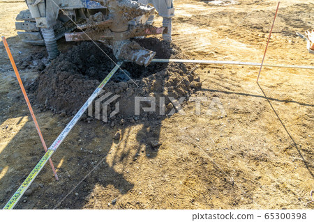 Columnar improvement Ground reinforcement work Pile position measurement 65300398