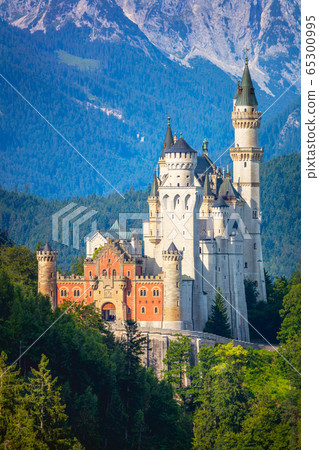 Beautiful Famous Neuschwanstein Castle, Germany, Beautiful Famous Neuschwanstein Castle, Germany, 65300995