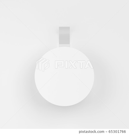 Blank wobbler tag mockup Blank wobbler tag mockup 65301766
