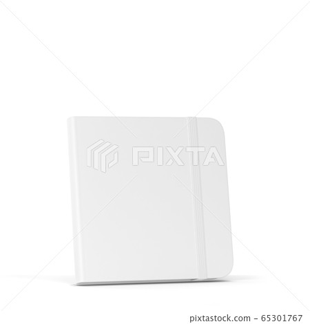Blank notebook with elastic band closure mockup Blank notebook with elastic band closure mockup 65301767