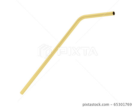 Metallic straw to use instead of plastic one 65301769