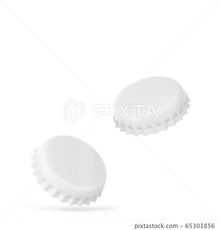 Blank bottle cap mockup 65301856