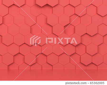 Abstract hexagon background 65302005