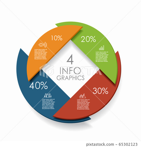 Infographic design template with place for your data. Vector illustration. Infographic design template with place for your data. Vector illustration. 65302123