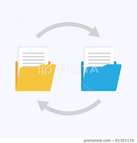 Files transfer. Copy files, data exchange, backup. 65303119