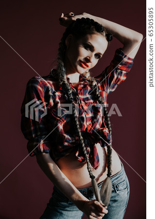 mechanic with tools woman with braids 1 n mechanic with tools woman with braids 1 n 65305895