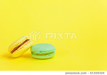 French sweet cookie. Minimal food bakery concept. 65309304