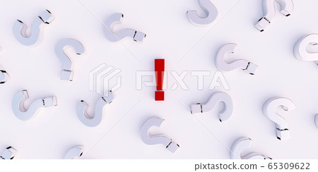 exclamation mark symbol in between a lot of exclamation mark symbol in between a lot of 65309622