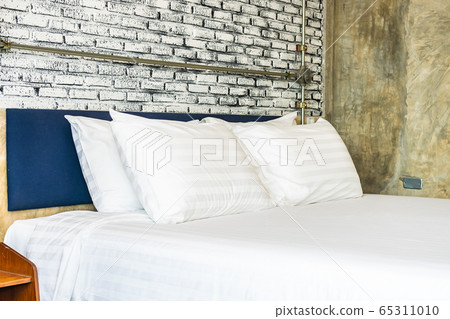Pillow on bed decoration interior of bedroom interior Pillow on bed decoration interior of bedroom interior 65311010