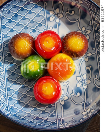Korean food flower cake Korean food flower cake 65311974