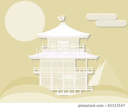 Kyoto "Kinkakuji" paper craft style Kyoto "Kinkakuji" paper craft style 65313547