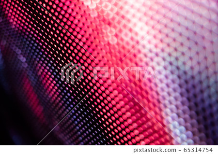 CloseUp LED blurred screen. LED soft focus CloseUp LED blurred screen. LED soft focus 65314754