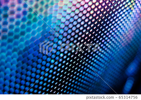 CloseUp LED blurred screen. LED soft focus CloseUp LED blurred screen. LED soft focus 65314756