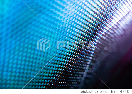 CloseUp LED blurred screen. LED soft focus 65314758