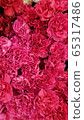 Beautiful and intense red rose pattern 65317486