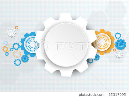 Gear circuit technology background Gear circuit technology background 65317995