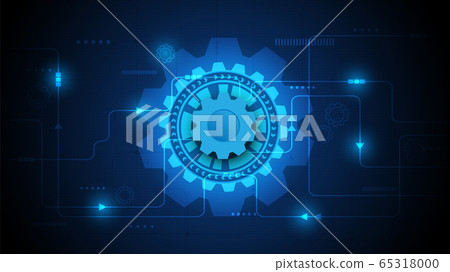 Gear circuit technology background Gear circuit technology background 65318000