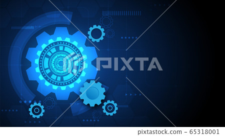 Gear circuit technology background Gear circuit technology background 65318001