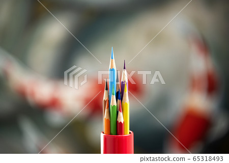 Pencils, Colored Pencil, Equipment, Bouquet, 65318493