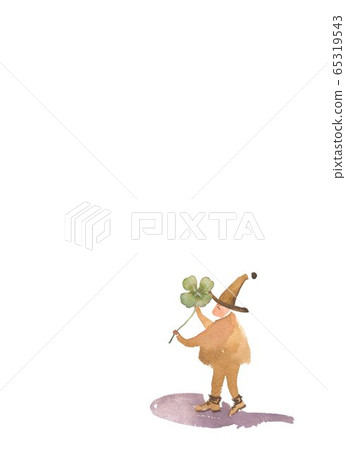 Fairy four leaf clover 65319543