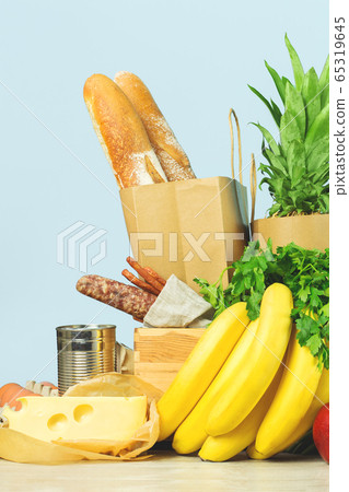 Grocery. chest full of fruits and vegetables 65319645