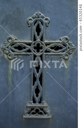 Door in cemetery tomb Door in cemetery tomb 65320148
