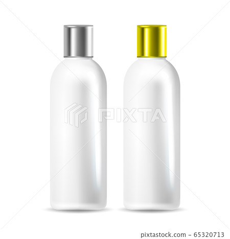 Shampoo Or Body Conditioner Bottle Set Vector 65320713