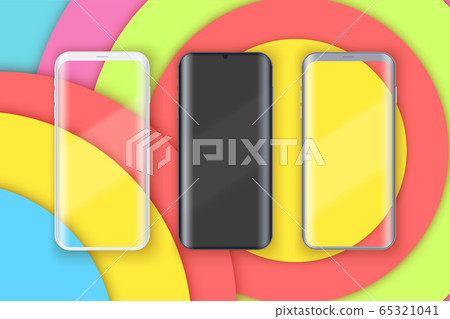 Smartphone layout presentation mockup 65321041