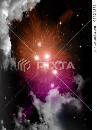 galaxy in a free space. 3D rendering galaxy in a free space. 3D rendering 65321281