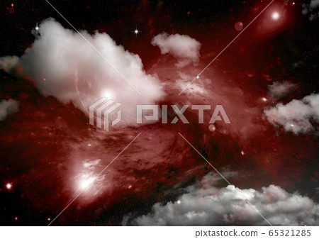 galaxy in a free space. 3D rendering 65321285
