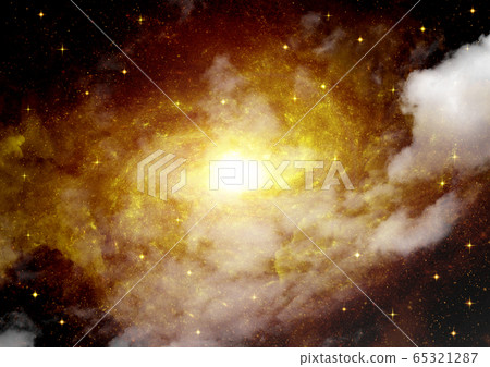 galaxy in a free space. 3D rendering 65321287