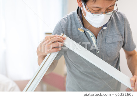 Refitting screen door DIY 65321603