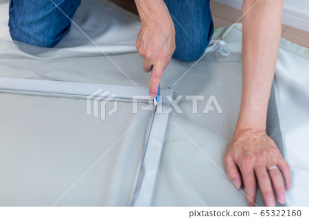 Refitting screen door DIY 65322160