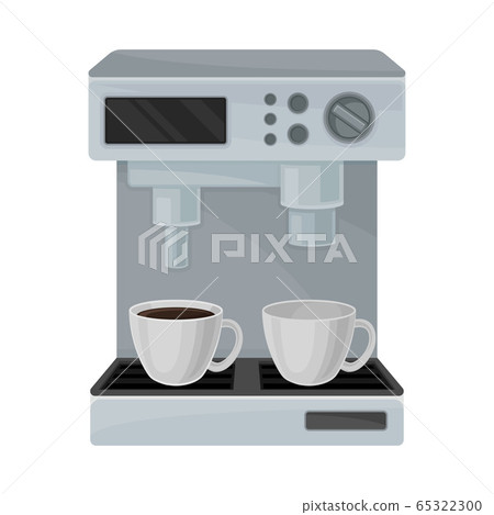 Coffee Machine with Dripping Drink in 