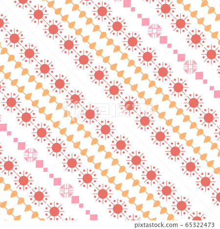 Seamless Abstract pattern on embroidery design for home wall decor. Seamless Abstract pattern on embroidery design for home wall decor. 65322473