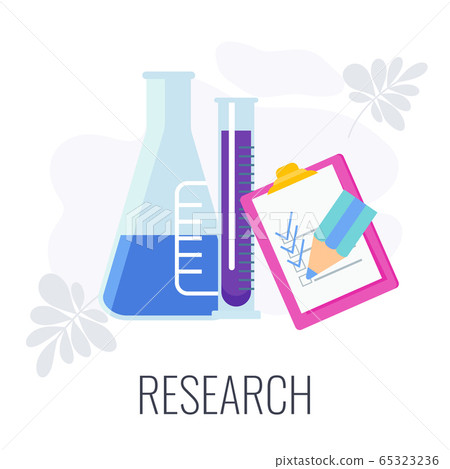 Marketing research icon. Flat vector illustration on white background. Marketing research icon. Flat vector illustration on white background. 65323236