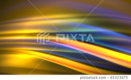 Creative fluid wave lines abstract background. Trendy abstract layout template for business or technology presentation, internet poster or web brochure cover, wallpaper Creative fluid wave lines abstract background. Trendy abstract layout template for business or technology presentation, internet poster or web brochure cover, wallpaper 65323875