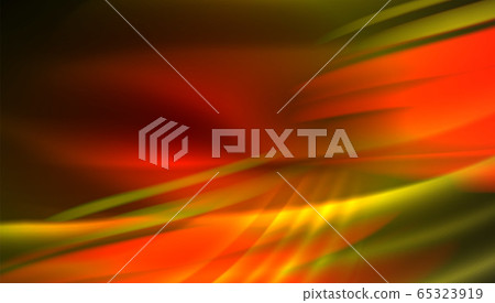 Fluid wave lines background. Trendy abstract layout template for business or technology presentation, internet poster or web brochure cover, wallpaper 65323919
