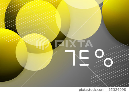 Abstract Circles Modern Background Neon Stock Illustration 65324998 Pixta