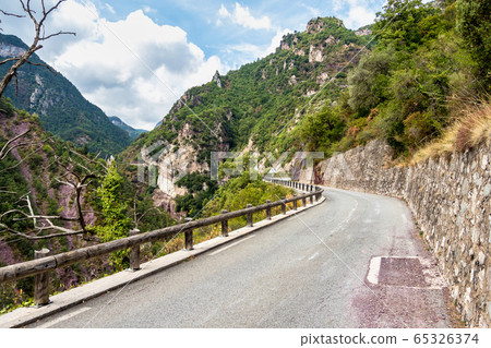 The French alps, Saint Sauveur sur Tinee, Provence 65326374