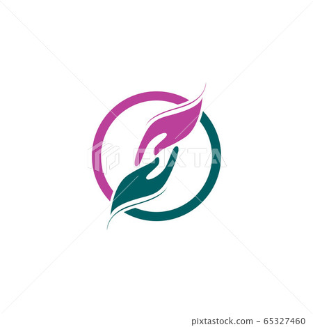 Hand Care Logo Template vector icon Business - Hand Care Logo Template vector icon Business - 65327460