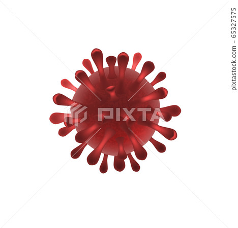 Coronavirus Covid-19 outbreak and coronaviruses influenza background as dangerous flu strain cases as a pandemic medical health risk concept with disease cell 65327575