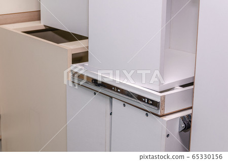 Assembly of hard furniture, close-up drawers for drawers Assembly of hard furniture, close-up drawers for drawers 65330156