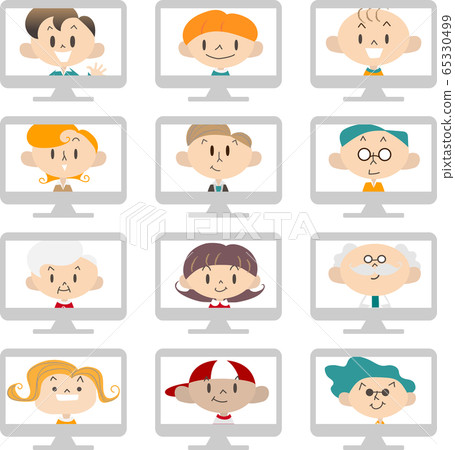 PC screen person set silver PC screen person set silver 65330499