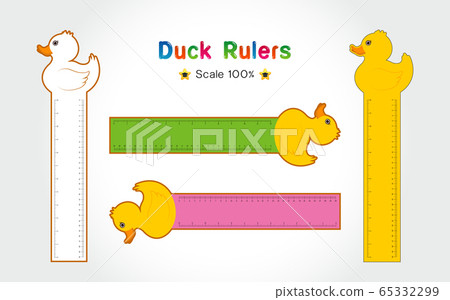 Rulers Inch and metric rulers Vector isolated set Rulers Inch and metric rulers Vector isolated set 65332299